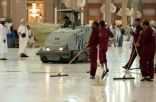 الإدارات الميدانية بالوكالة تكثف أعمالها في نظافة الساحات ومرافق المسجد النبوي