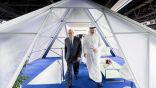 الأمير سلطان بن سلمان يلتقي وزير السياحة المصري في جناح المملكة بملتقى السفر العربي