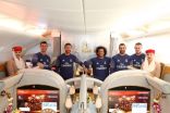 طيران الإمارات تكشف عن ملصق ضخم لنجوم ريال مدريد على الإيرباص A380